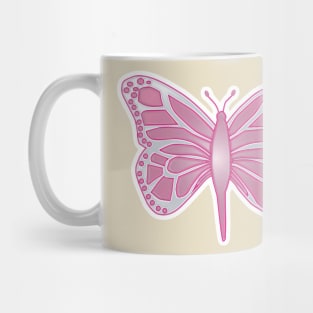 Pink Butterfly Mug